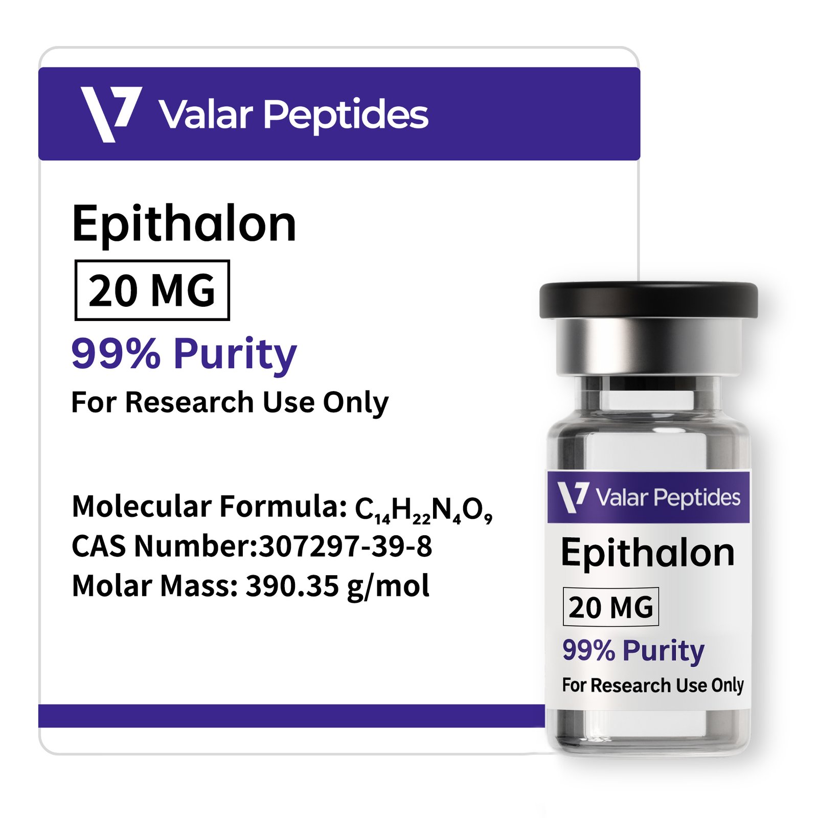 Buy Epithalon 20mg | High-Purity Synthetic Peptide