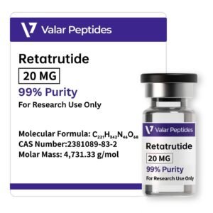 Buy Retatrutide 20mg – High Purity Triple Agonist Peptide for Research